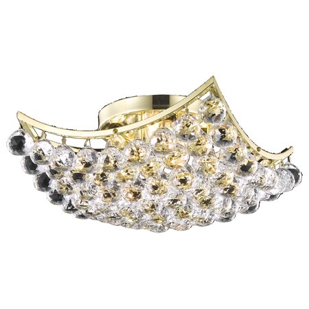 Elegant Lighting Flush Mount Gold V9800F14G/RC